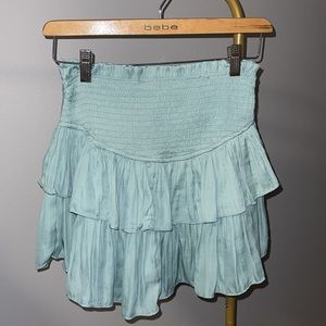 Seafoam Green Ruffle Skirt✌🏻